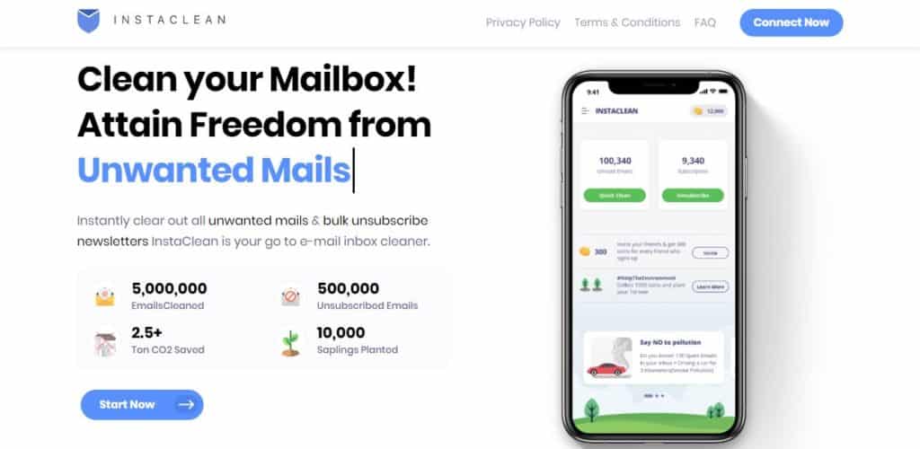 InstaClean Nettoyer sa boite mail rapidement