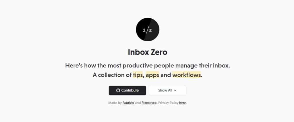 Inbox Zero