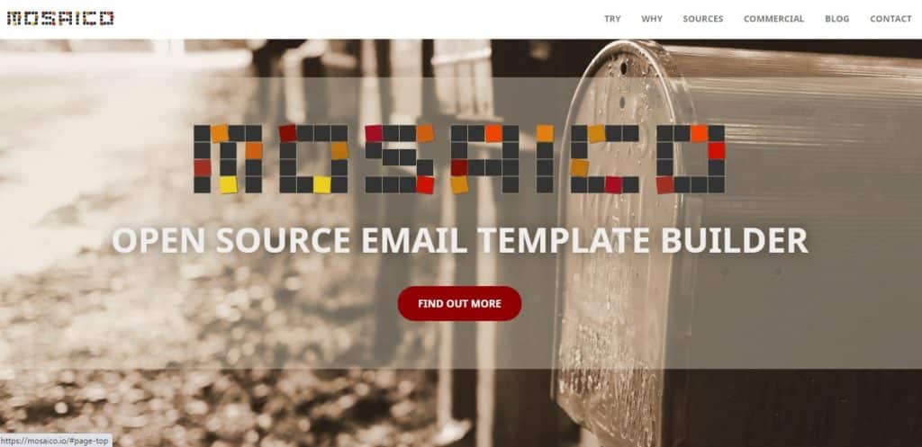 Mosaico Un éditeur de modèles d’e-mails open source
