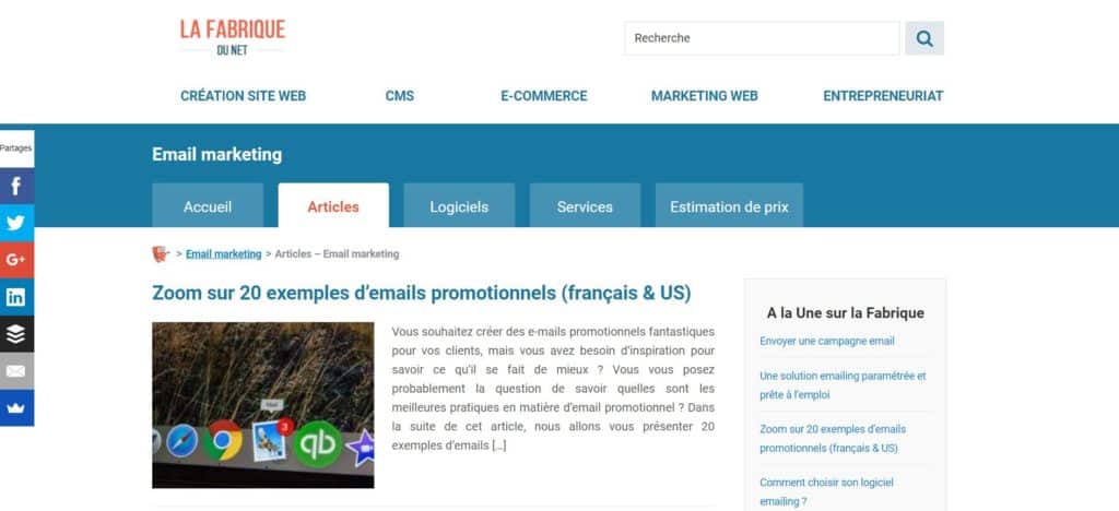 Email Marketing La Fabrique du Net