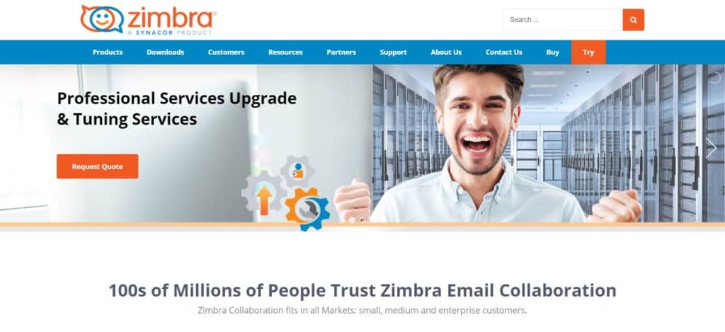 Zimbra L'hébergeur mail professionnel historique