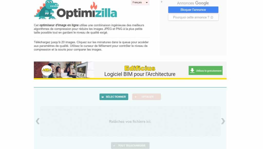 Optimizilla : le meilleur logiciel pour compresser une photo 