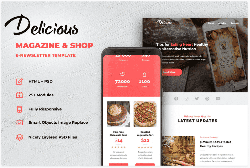 Les 8 meilleurs Templates de Newsletter gratuits en 2021 4