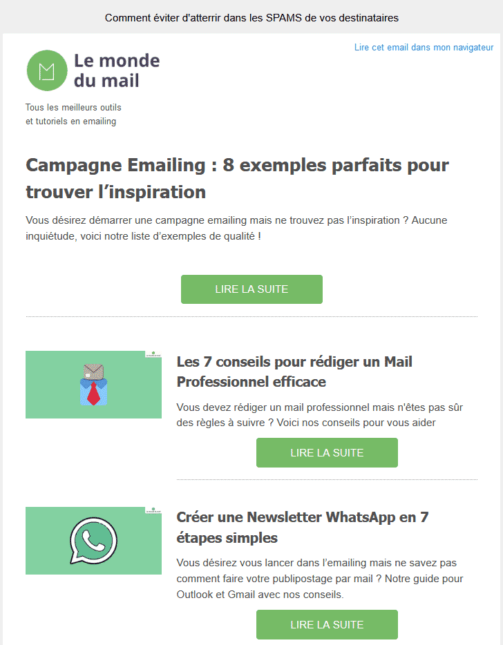 Newsletter ou un Blog