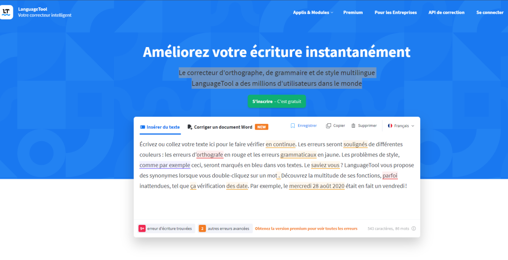 LanguageTool La meilleure des extensions Chrome de vérification orthographique des emailing