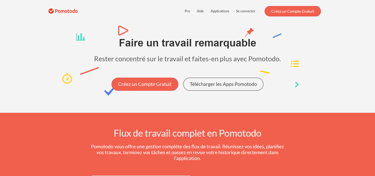 Pomotodo gestion de tâches