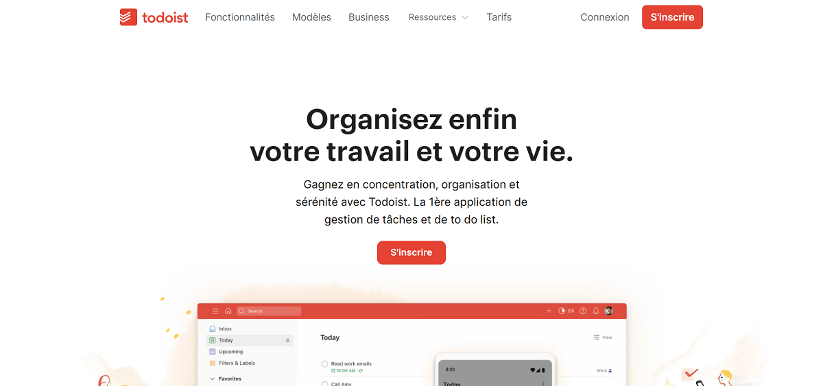 todoist gestion de tâches