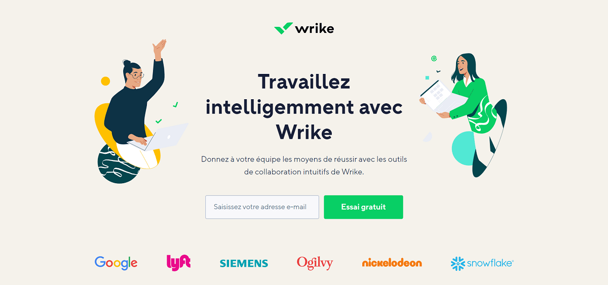 Wrike gestion de tâches