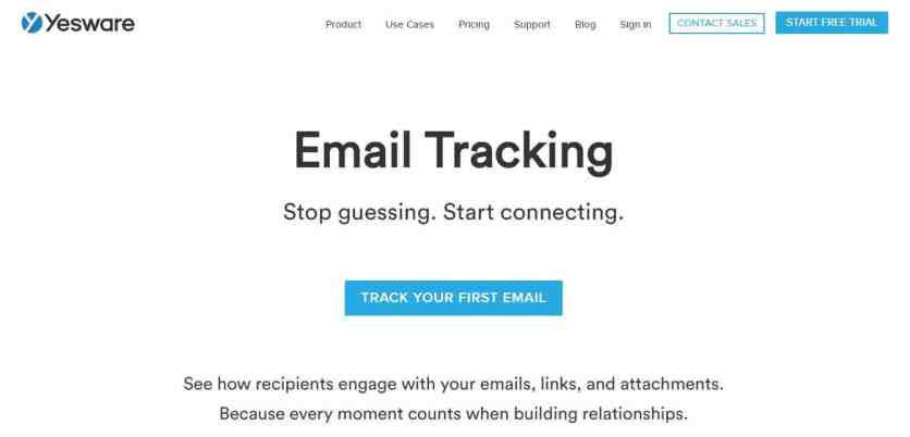 Yesware : Tracking des mails sur Gmail et Outlook