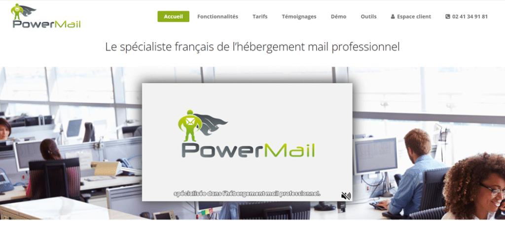 Les 7 meilleurs Hébergeurs Mail pro en 2026 2 PowerMail